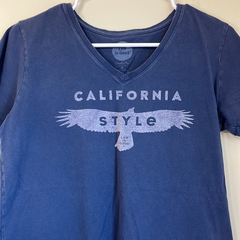 Life Is Good Crusher Classic Fit “California Style” Tee Size M - Picture 2 of 6
